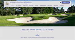 Desktop Screenshot of ipswichgolfclub.com