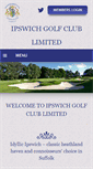Mobile Screenshot of ipswichgolfclub.com
